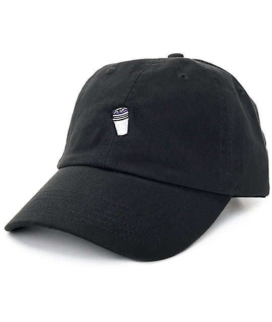 40s & Shorties Double Cup Black Dad Hat | Zumiez