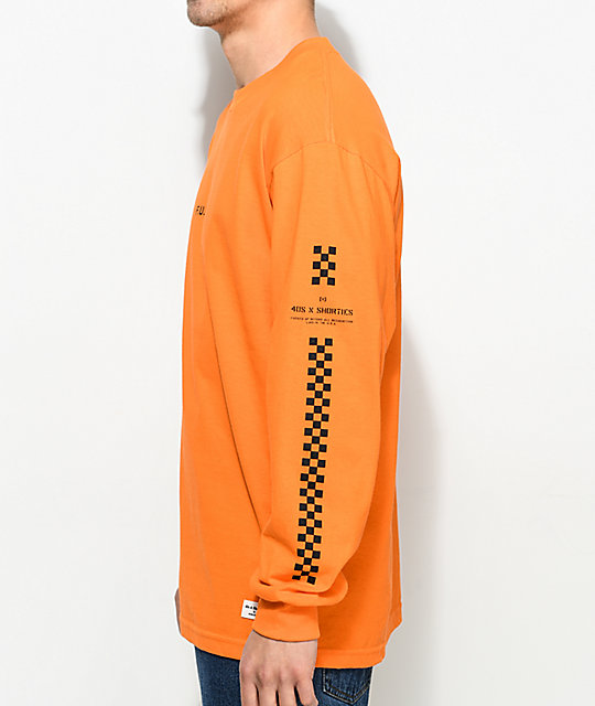 40s & Shorties F.U.B.A.R. Orange Long Sleeve T-Shirt | Zumiez