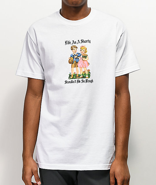 40s & Shorties Life As A Shorty White TShirt Zumiez