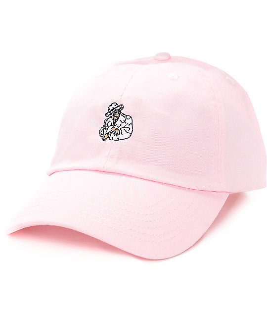 pink dad hat