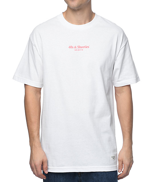 40s & Shorties General Logo White T-Shirt | Zumiez