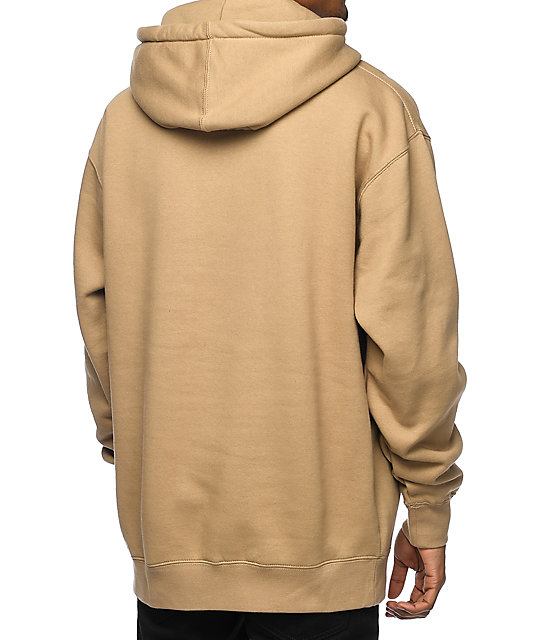 khaki hoodie