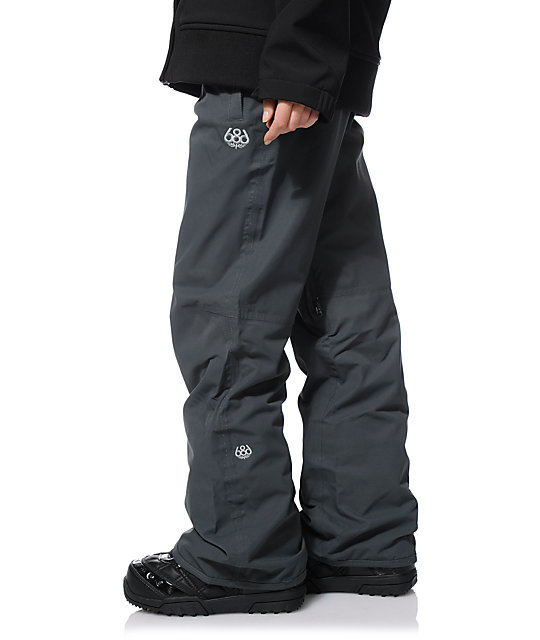 686 Mannual Patron Charcoal Grey Snowboard Pants | Zumiez