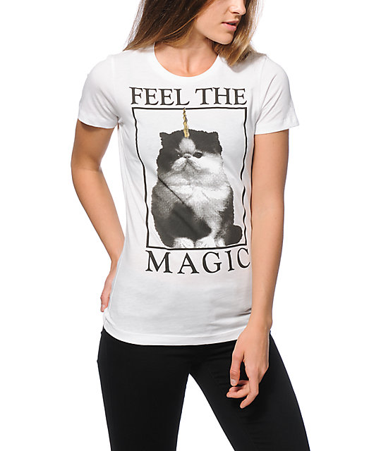 A-Lab Feel The Magic Cat T-Shirt | Zumiez