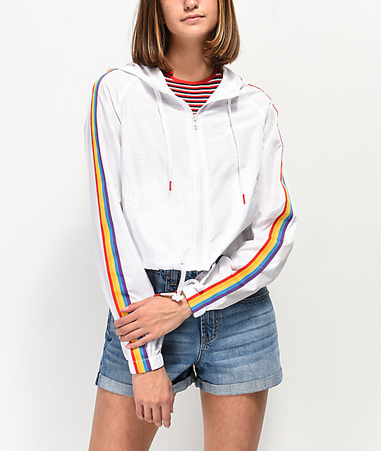rainbow vans jacket