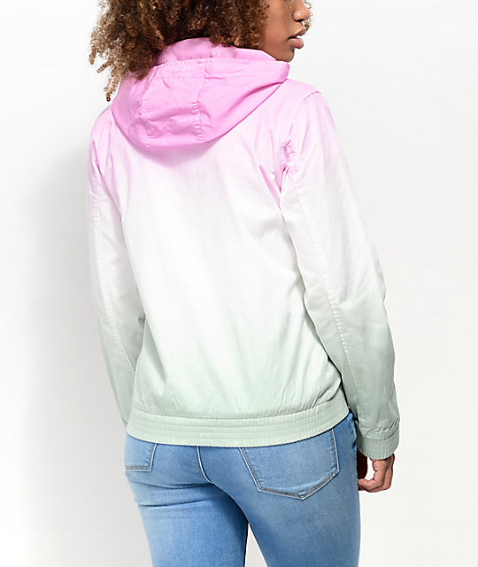 A-Lab Kenlie Pink & Mint Ombre Jacket | Zumiez