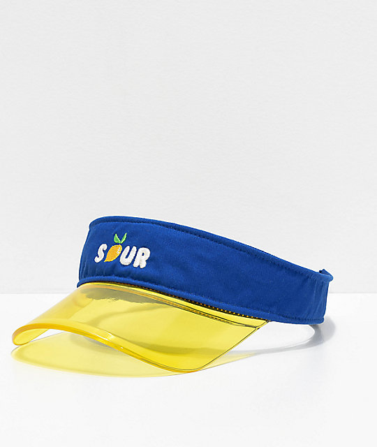 yellow visor hat
