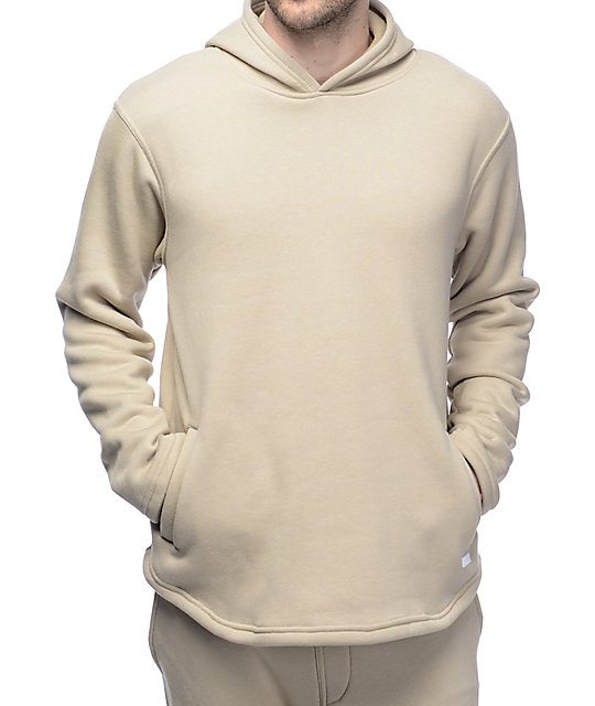 tan sherpa hoodie