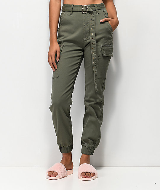 womens cargo pants joggers