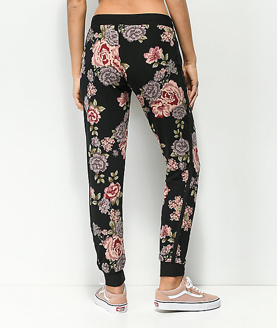 womens patterned joggers