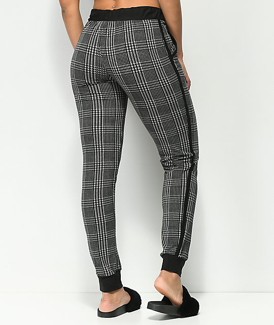 plaid pants joggers