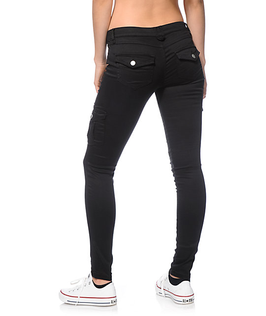 Almost Famous Black Skinny Cargo Pants | Zumiez