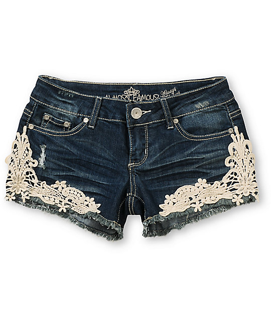 Crochet Jean Shorts 2025