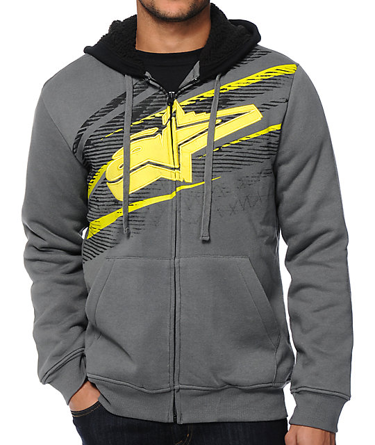 alpinestars zip up hoodie