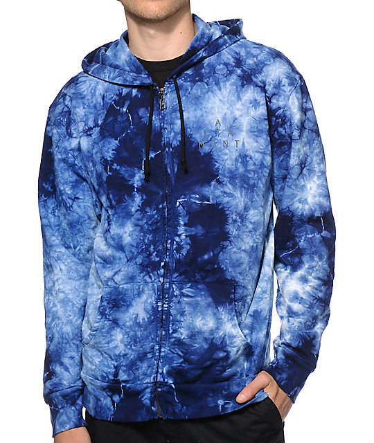 Altamont Big Spiral Tie Dye Zip Up Hoodie at Zumiez : PDP