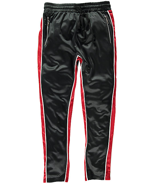 double stripe track pants mens