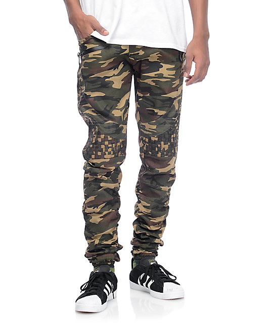 camo joggers zumiez