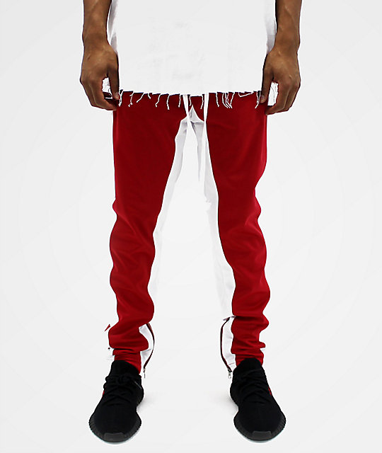 American Stitch Duo STP Red & White Track Pants | Zumiez.ca