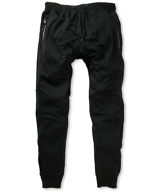 mesh jogger pants