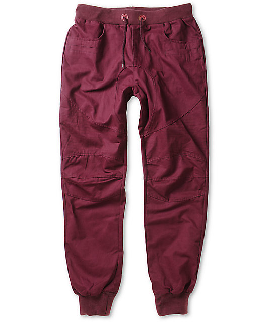 moto twill joggers