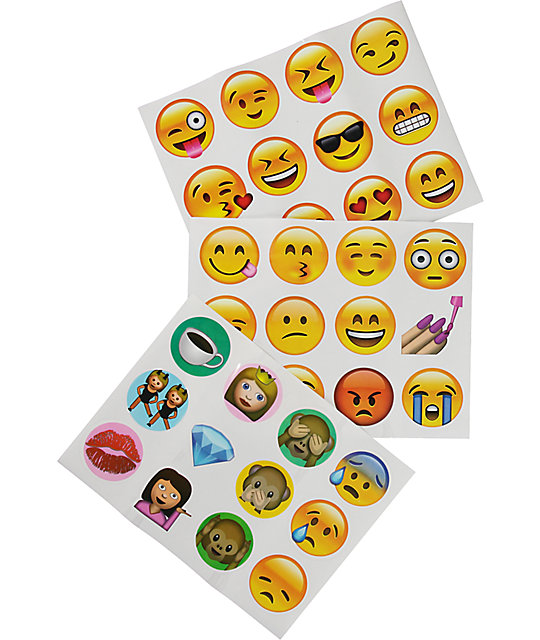 Ankit Emoji Wall Decals Zumiez