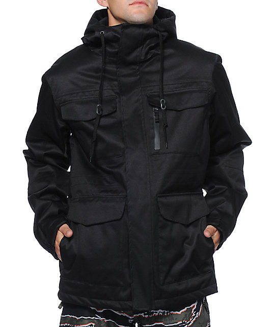 Aperture Alpha M65 10K Black Twill Snowboard Jacket | Zumiez