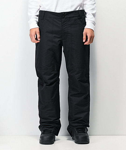 Aperture Boomer AllBlack 10K Snowboard Pants Zumiez