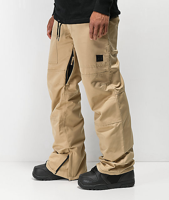 Aperture Boomer Khaki 10K Snowboard Pants Zumiez