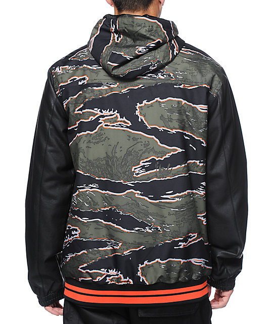 Aperture Cascade 10K Tiger Camo Varsity Snowboard Jacket | Zumiez