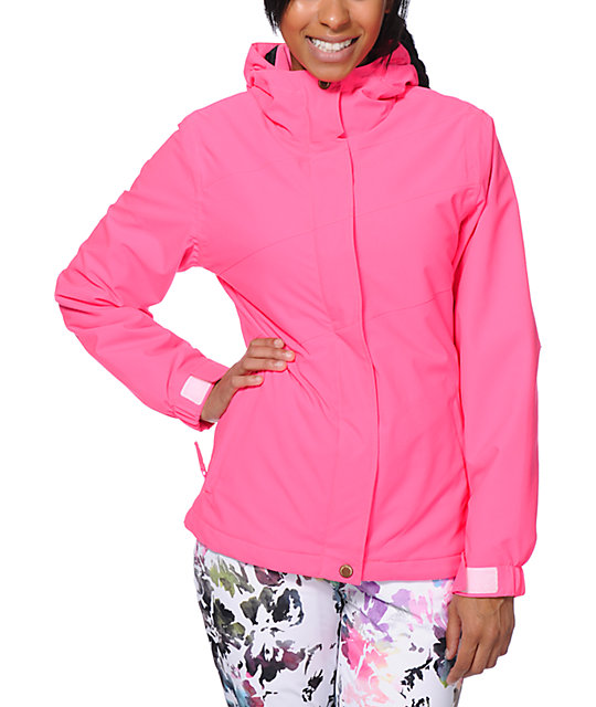 Aperture Girl Chassis Pink 10K Snowboard Jacket | Zumiez