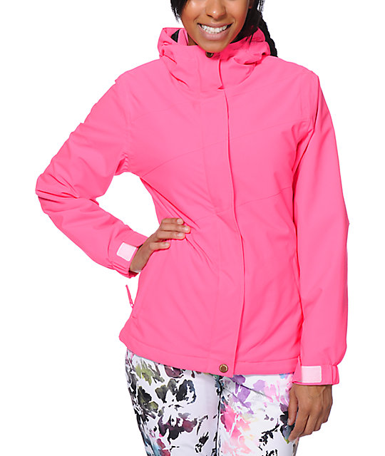 Aperture Girl Chassis Pink 10K Snowboard Jacket | Zumiez