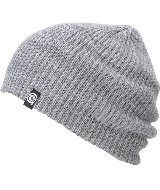 Aperture Pedro Grey Slouch Beanie at Zumiez : PDP