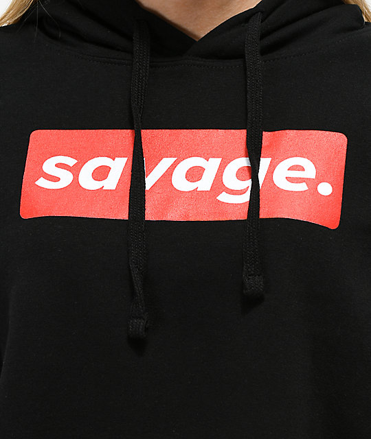 black savage hoodie