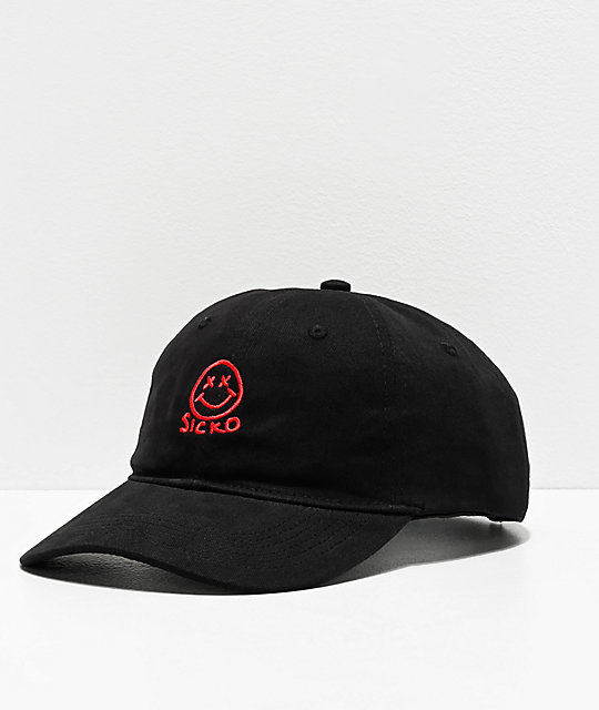 black strap hat