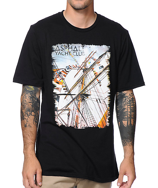 Asphalt Yacht Club Sails Black T-Shirt at Zumiez : PDP