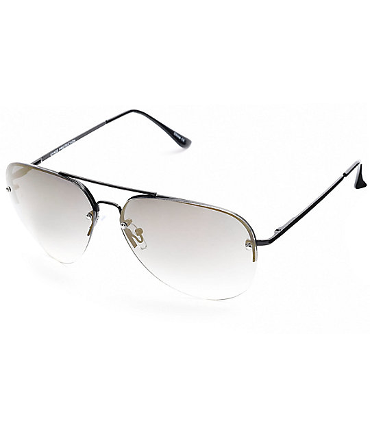 rimless aviator