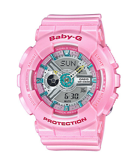 baby g light pink watch