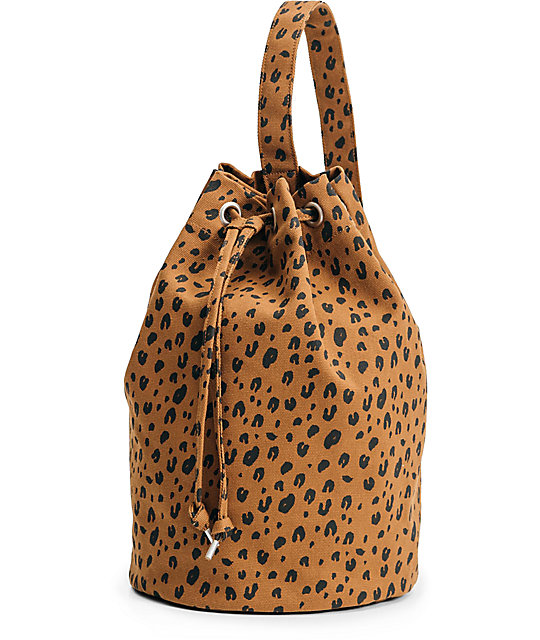 Baggu Leopard Canvas Sling Bag | Zumiez