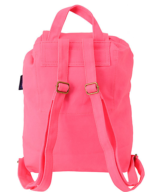 Baggu Neon Hot Pink Backpack | Zumiez