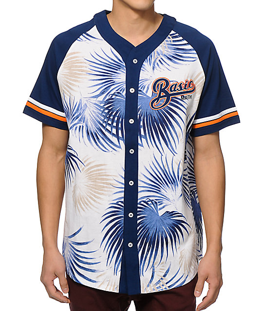 navy blue baseball jersey