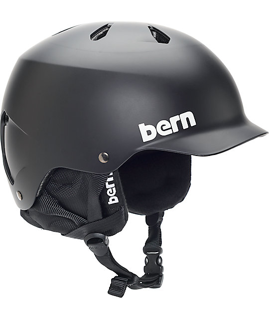 Bern Watts EPS Audio Black Snowboard Helmet