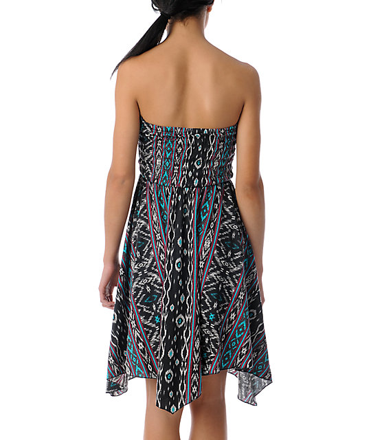 billabong strapless dress