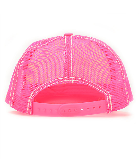 Billabong Cali Dreamz Neon Pink Trucker Hat | Zumiez