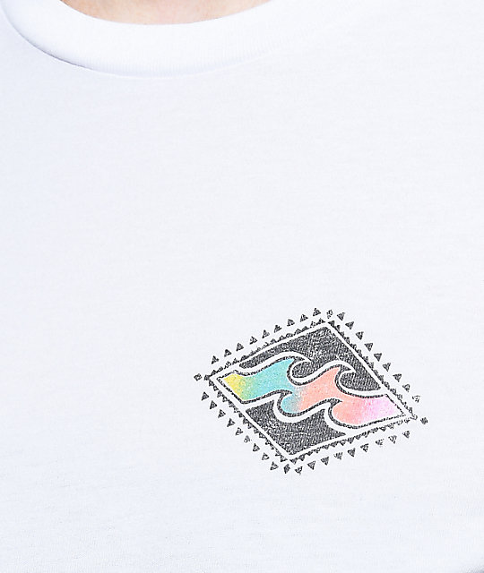 camiseta billabong blanca