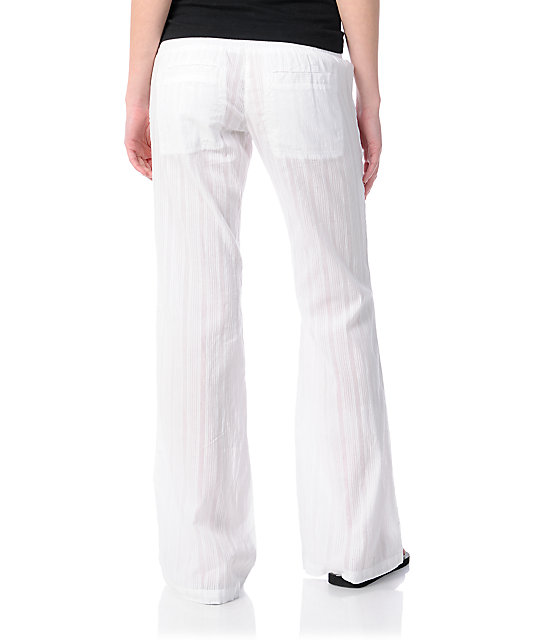 billabong white pants