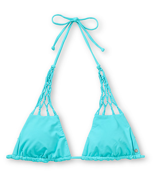 Billabong Sammy Teal Triangle Bikini Top Zumiez | Hot Sex Picture