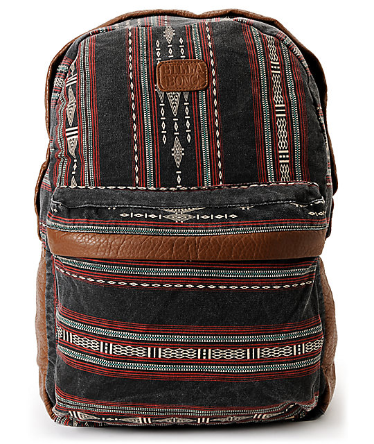 tribal print backpack