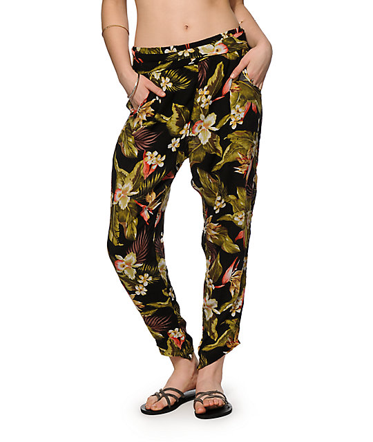 billabong floral pants