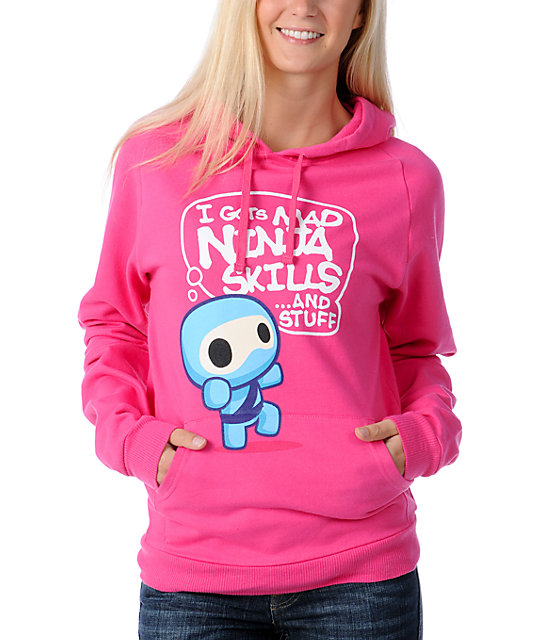 ninja pink hoodie