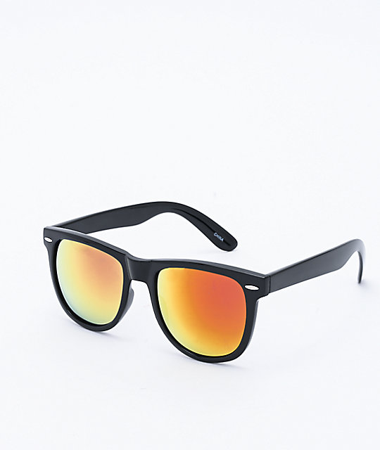 black orange sunglasses